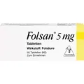 Produktbild: FOLSAN 5 mg Tabletten 50 St