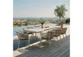 Produktbild: IDIMEX Garten-Essgruppe SUNNY, (9-tlg), Gartenmöbel Set mit 8 Stühlen & ausziehbarem Tisch weiß/beige