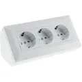 Produktbild: ChiliTec 3-fach Steckdosenblock, weiß 250V~/ 16A, Aufbaumontage