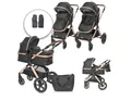 Produktbild: Lorelli Kombi-Kinderwagen Kinderwagen 2 in 1 Viola, mit Adaptern, umbaubarer Sportsitz, bis 22 kg