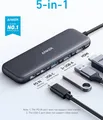 Produktbild: Anker USB C Hub, USB-C Hub (5-in-1) with 4K HDMI Display, 5Gbps Data Port