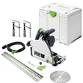 Produktbild: Festool Tauchsäge TS60 KEBQ-Plus Führungsschienen FS 1400/2 Schraubzwinge FSZ120