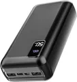 Produktbild: AeroAxis Powerbank 50000mAh 22,5W 4 Ports LED Display 3 Geräte gleichzeitig Powerbank powerbanks mit LED Display 50000 mAh (3,7 V), kompatibel mit iPhone & Android, ideal für Camping, Reisen & Notfälle