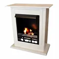 Produktbild: Ethanolkamin Gelkamin Kamin Fireplace Cheminee Camino Madrid Deluxe Royal Weiss
