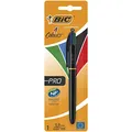 Produktbild: BIC 4 Farben Kugelschreiber 4 Colours Pro, mit schwarzem Schaft, 1er Pack, Ideal für das Büro, das Home Office oder die Schule