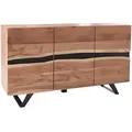 Produktbild: riess-ambiente Sideboard, Braun, Schwarz, Holz, Metall, Holz, 150x85x43 cm, Wohnzimmer, Kommoden & Sideboards, Sideboards