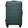 Produktbild: WITTCHEN Skyspeed Line Reisegepäck Großer Koffer Hartschalenkoffer ABS Groß Rollkoffer Trolley Check-In Gepäck Kombinationsschloss Teleskopgriff 4 Rollen Grün Lufthansa/Eurowings/Ryanair/Condor