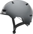 Produktbild: ABUS Stadthelm Scraper 3.0 - Robuster Hartschalen-Fahrradhelm für den Stadtverkehr - für Damen und Herren - Dunkelgrau, Größe M