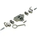 Produktbild: Hettich Nutbart-Drehstangenschloss Links vernickelt 25 mm