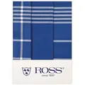 Produktbild: Ross 3er Pack Baumwoll-Geschirrtücher 1837 3- Pack 50x70 cm | blau - blau