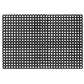 Produktbild: Ringgummimatte Fußabtreter Ringmatte Schwarz 80x120cm