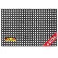 Produktbild: Ringgummimatte Gummimatte Fußmatte Schmutzfangmatte Wabenmatte Lochmuster Ringmatte für Indoor und Outdoor 80x120cm