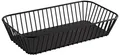 Produktbild: APS Brot- und Obstkorb URBAN eckig 325 x 176 mm aus schwarzem Metall