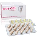 Produktbild: amitamin arthro360 Komplex | Glucosamin, Chondroitin, MSM, Omega3 plus 12 weitere Mikronährstoffe | 120 Kapseln | Apothekenqualität seit 2010 | deutsche Herstellung | einzeln hygienisch verpackt