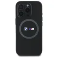Produktbild: BMW iPhone 16 Pro MagSafe Hülle Case Cover Signature M Silicone Microfiber