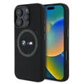 Produktbild: BMW Silikon Printed Ring MagSafe Hülle für iPhone 16 Pro 6.3 Schwarz