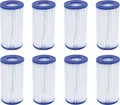 Produktbild: 8er Set Bestway Filterkartusche Gr. III Pumpenfilter Poolfilter
