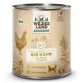 Produktbild: Wildes Land - Huhn BIO - 6 x 800 g - Hundefutter