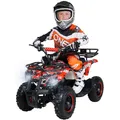 Produktbild: Actionbikes Motors Elektro-Kinderquad Torino, 1000 Watt, Pocket-Quad mit Scheibenbremsen, 24 km/h, 3 x 12-Volt-Batterie (Schwarz/Weiß/Rot Polo)
