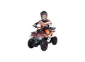 Produktbild: Elektro-Kinderquad Torino, 1000 Watt, Pocket-Quad mit Scheibenbremsen, 24 km/h, 3 x 12-Volt-Batterie (Schwarz/Weiß/Rot Polo)