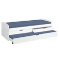 Produktbild: Funktionsbett 90x200  mit Stauraum  Kinderbett  Jugendbett  Bett mit Schubla...