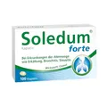Produktbild: Soledum Kapseln forte | 100 Kapseln | Erkältungskapseln mit Cineol bei Entzündungen der Atemwege wie Bronchitis
