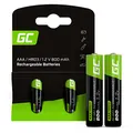 Produktbild: GREEN CELL Akku 800 mAh 1.2V [2 Stück] Batterien AAA, AAA Akkus Wiederaufladbar, Sofort Einsatzbereit, Geringe Selbstentladung, Ohne Memory-Effekt, AAA batterien Set