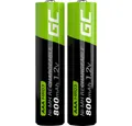 Produktbild: Green Cell Green Cell HR03 Micro (AAA)-Akku NiMH 800 mAh 1.2 V 2 St. Batterie, (1.20 V)