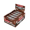 Produktbild: Body Attack YAMBAM Crunch, Chocolate Brownie, 15 x 55g, Proteinriegel Mix mit 33% Eiweiß,Low Sugar Fitnessriegel ohne Aspartam,Palm Oil frei + Ballaststoffe,Crunch Effekt,Made in Germany