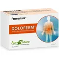Produktbild: Aura Natura Fermentura® Doloferm – Hochdosiertes Palmitoylethanolamid (PEA) mit fermentierter Curcuma & Hagebutten-Extrakt – 60 Kapseln für 3...