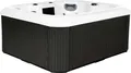 Produktbild: HOME DELUXE - Outdoor Whirlpool - SEA STAR PURE - Maße 180 x 160 x 79 cm - Inkl. Heizung, 19 Massagedüsen und 15 Lichtquellen I Außen Whirlpool Spa für 4 Personen