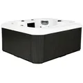 Produktbild: Home Deluxe - Outdoor Whirlpool Sea Star Pure 180 X 160 Cm Für 4 Personen Ausstattung: Pure Whirlpool Outdoor Saunaofen Holz