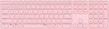 Produktbild: Rapoo E9800M Tastatur RF Wireless + Bluetooth QWERTZ Deutsch Pink (00220284)
