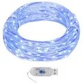 Produktbild: vidaXL Micro-LED-Lichterkette 40 m 400 LED Blau 8 Funktionen