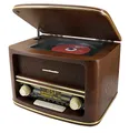 Produktbild: Soundmaster NR961 Nostalgie Stereoanlage mit CD-Player MP3 DAB+ Digitalradio USB Bluetooth Streaming AUX-IN Equalizer Retro Kompaktanlage