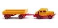 Produktbild: Wiking 085048 Spur H0 1/87  Hanomag mit Pritschenanhänger 