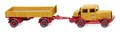 Produktbild: Wiking H0 085048 Modellauto Hanomag mit Pritschenanhänger 