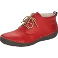 Produktbild: Rieker Damen Stiefeletten Boots Schnürung 52522, Größe:38 EU, Farbe:Rot - Weiß - 38