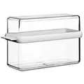 Produktbild: Mepal Modula Knäckebrotdose Stora 1600 ml, Kunststoff, 21,7 x 9,2 x 12,9 cm, transparent/weiß