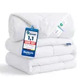 Produktbild: BEDSURE Bettdecke 155x220 Winterdecke 450gsm - 4 Jahreszeiten 2 teilig Bettdecken - Inklusive Ganzjahresdecke 155x220 300gsm & Sommerdecke 220x155 150gsm, Steppdecke für Winter/Sommer/Vierjahreszeiten