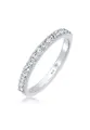 Produktbild: Elli Fingerring Bandring Memoire 925 Silber, mit Kristallen von Swarovski®
