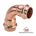Produktbild: Viega Bogen 90 Grad mit SC Profipress in 18mm Kupfer 291 495