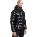 Produktbild: Adan Herren Steppjacke hochschließender Kragen Schwarz XS - Schwarz - XS