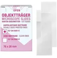 Produktbild: Objektträger mit Mattrand, geschnitten, 76 x 26 mm (50 Stück)