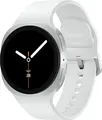 Produktbild: Samsung Galaxy Watch8 40 mm Aluminiumgehäuse silver am Sport Band S/M white [Wi-