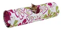 Produktbild: Kerbl 82638 Katzentunnel Flower mit Raschelfolie, Rascheltunnel, 25 x 90 cm