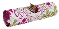 Produktbild: Kerbl 82638 Katzentunnel Flower mit Raschelfolie, Rascheltunnel, 25 x 90 cm