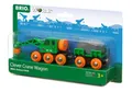 Produktbild: BRIO World Grüner Kranwagen mit Anhänger und Fracht
