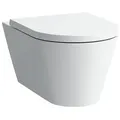 Produktbild: Wand-Tiefspül-WC Laufen Kartell 370 x 285 x 545 mm, spülrandlos, weiß - H8203370000001