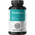 Produktbild: NATURE LOVE® Hyaluron Kapseln mit Zink - Hochdosiert mit 500mg - für Haut, Haare & Nägel